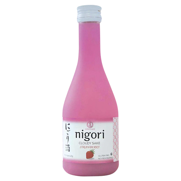 slide 1 of 1, Ozeki Nigori Cloudy Strawberry Sake, 300 ml