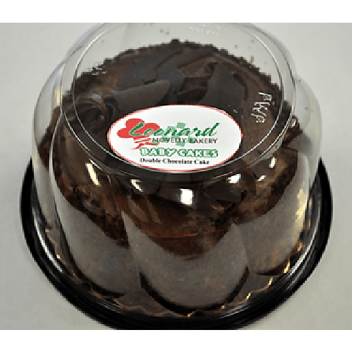 slide 1 of 1, Leonard's Double Chocolate Cake, 5In; 18 oz