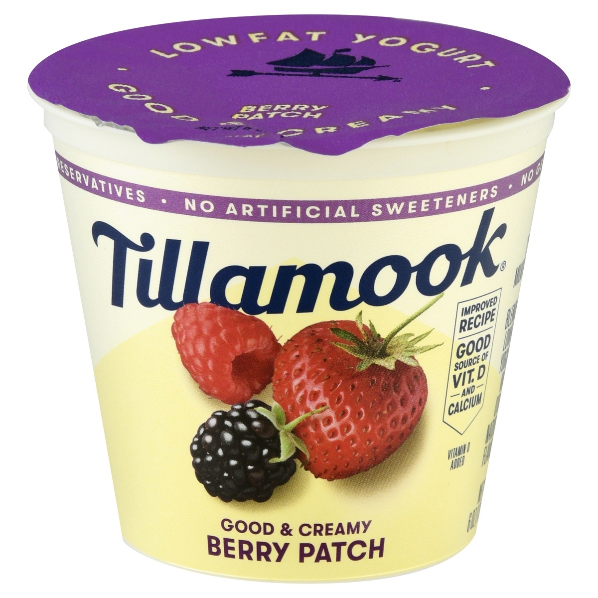 slide 1 of 9, Tillamook Yogurt Low Fat Northwest Berry Patch, 