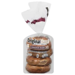 Unsliced Cinnamon Raisin Bagels