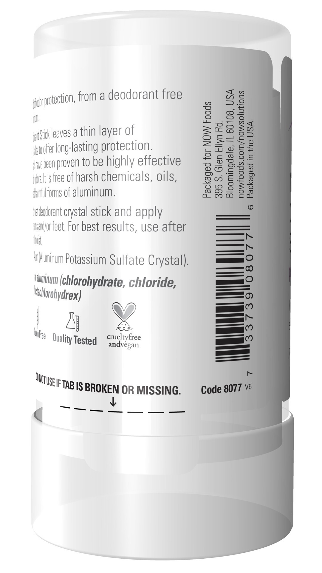 slide 2 of 5, NOW Solutions Nature's Deodorant Stick (Stone) - 4.25 oz., 4 oz