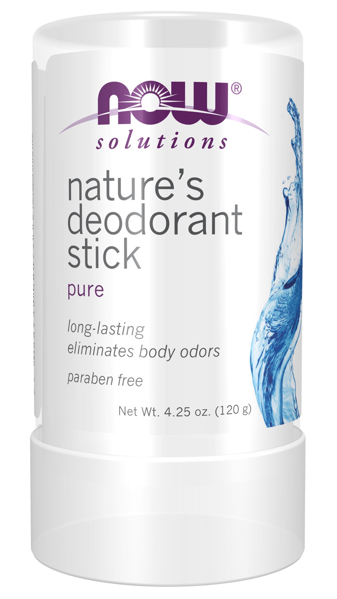 slide 1 of 5, NOW Solutions Nature's Deodorant Stick (Stone) - 4.25 oz., 4 oz