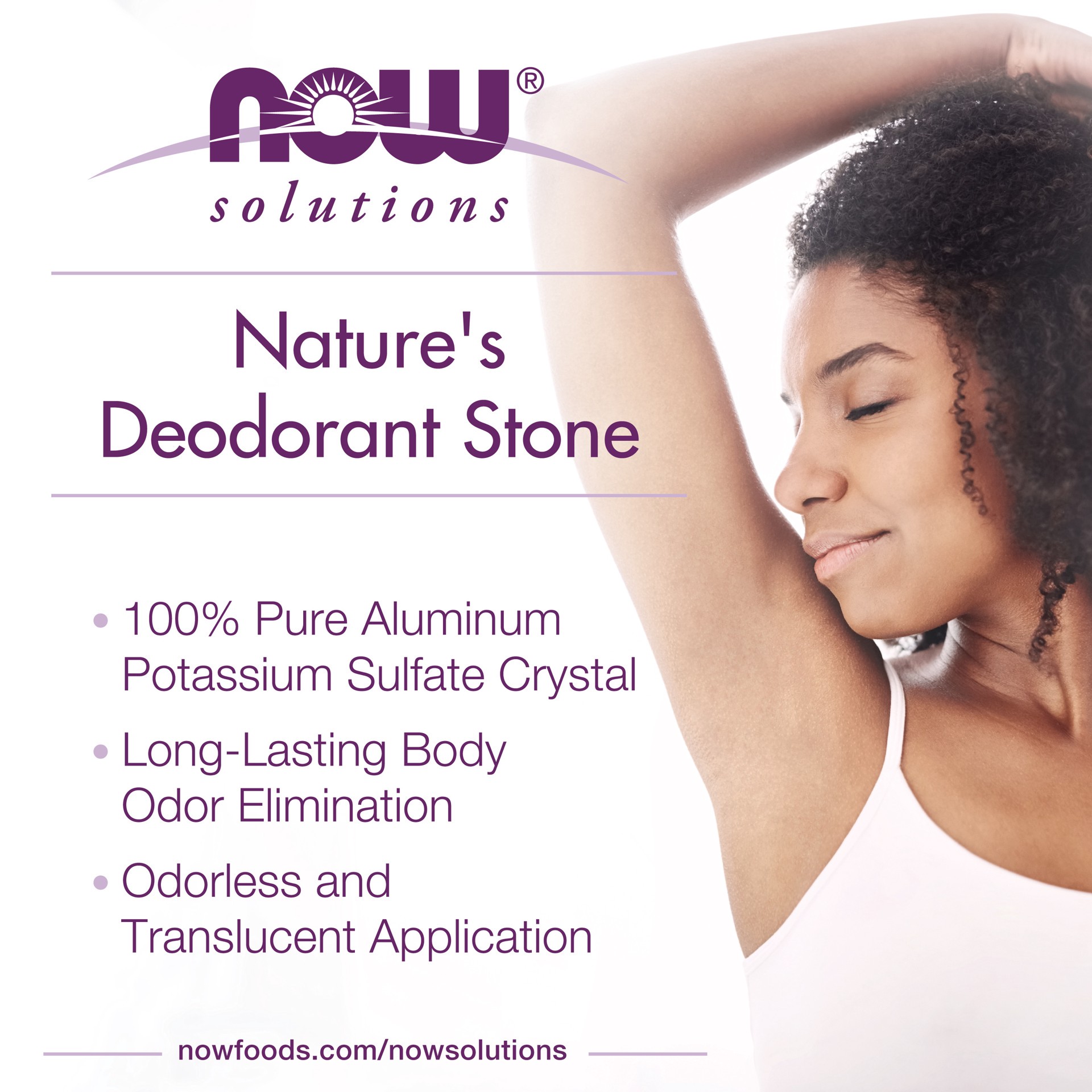 slide 5 of 5, NOW Solutions Nature's Deodorant Stick (Stone) - 4.25 oz., 4 oz