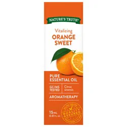 Nature's Truth Aromatherapy Vitalizing Pure Orange Sweet Essential Oil 0.51 fl oz