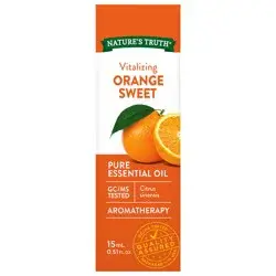Nature's Truth Aromatherapy Vitalizing Pure Orange Sweet Essential Oil 0.51 fl oz