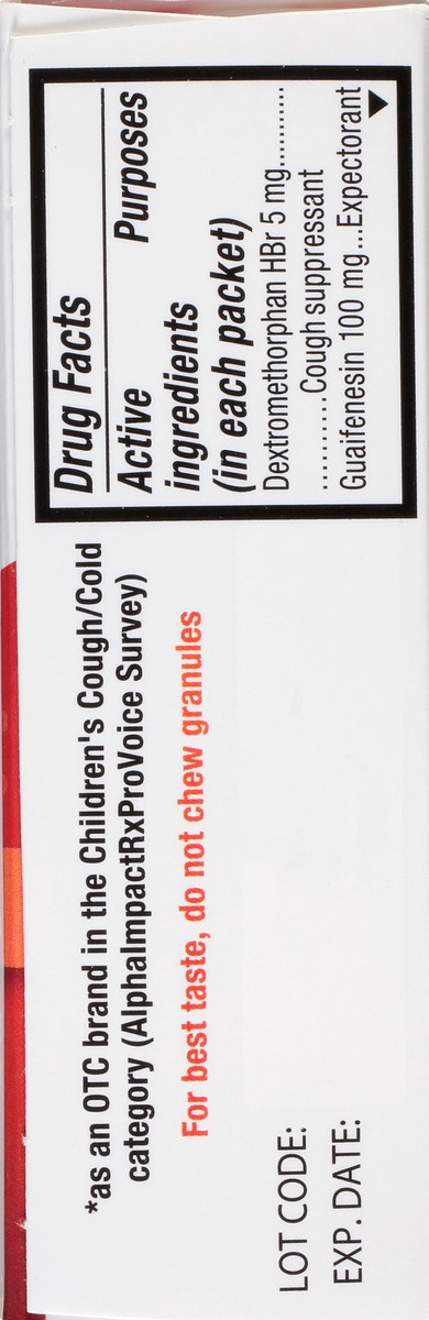 slide 8 of 9, Mucinex Children's Chest Congestion Expectorant and Cough Suppressant Mini-Melts, Orange Cream, 12 Count (Packaging May Vary), 12 ct