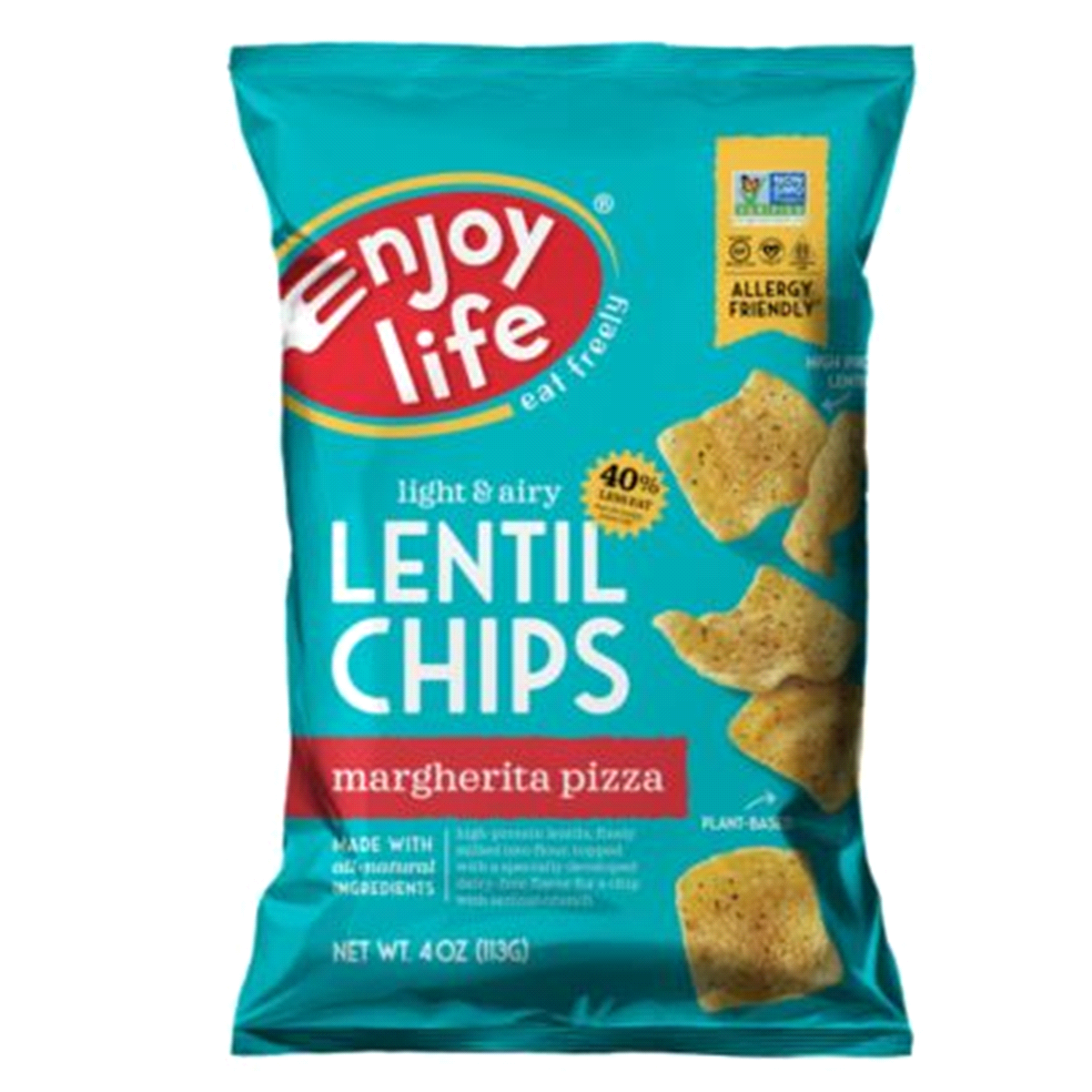 slide 1 of 6, Enjoy Life Plentils Margherita Pizza Gluten Free Chips, 4 oz