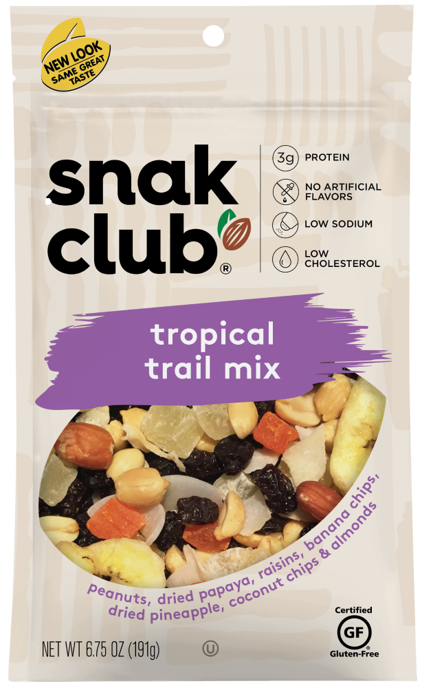 slide 1 of 1, Snak Club Tropical Trail Mix, 7.5 oz