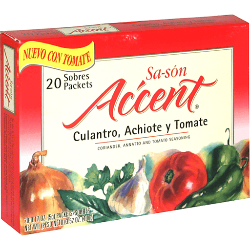 slide 1 of 1, Accent Sazon Cul Y Tomat, 3.52 oz