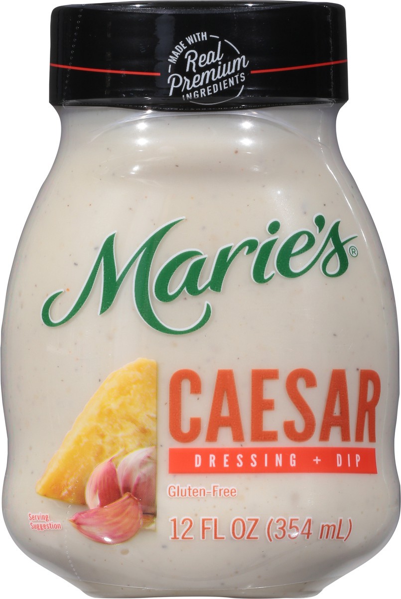 slide 6 of 9, Marie's All Natural Caesar Dressing, 12 oz