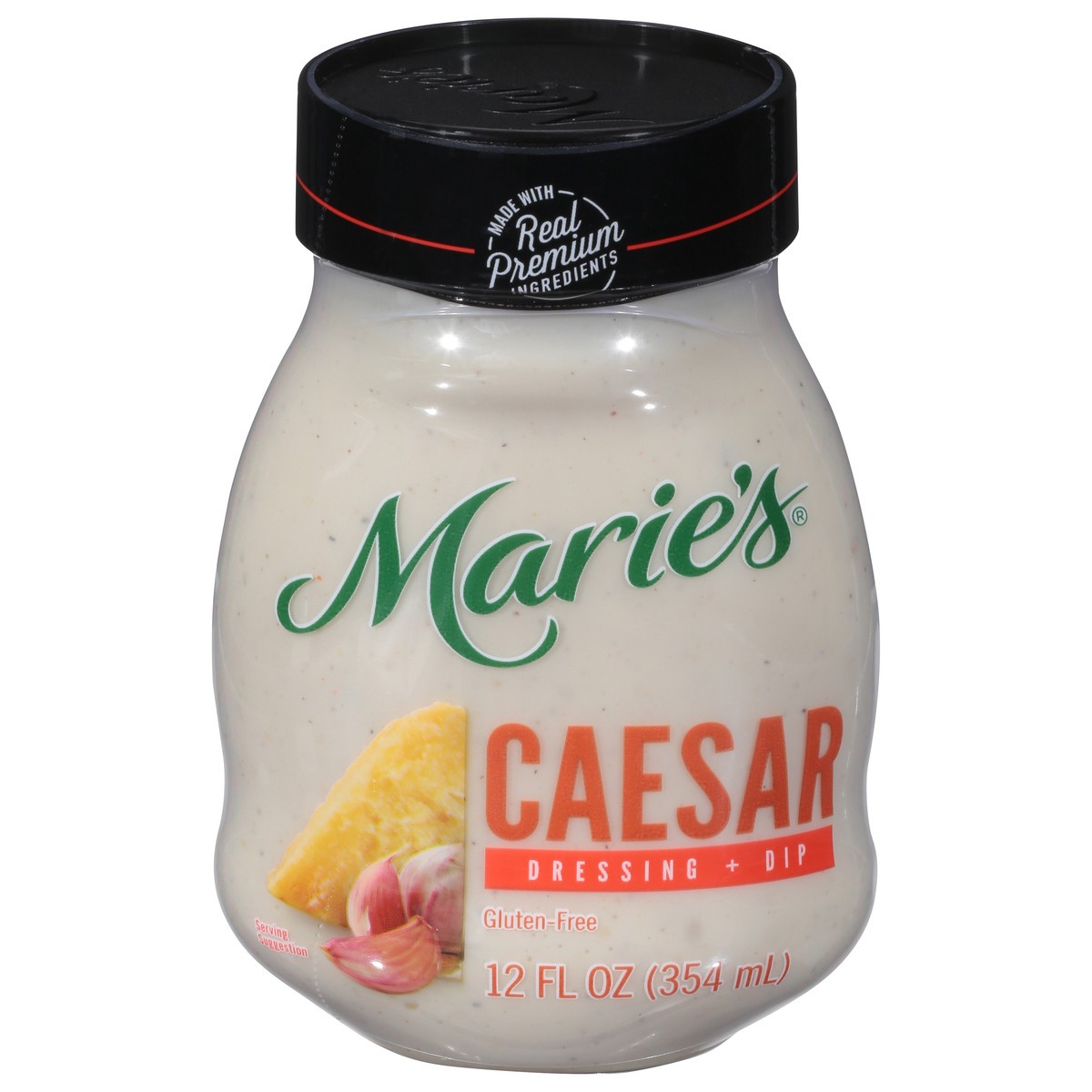 slide 1 of 9, Marie's All Natural Caesar Dressing, 12 oz