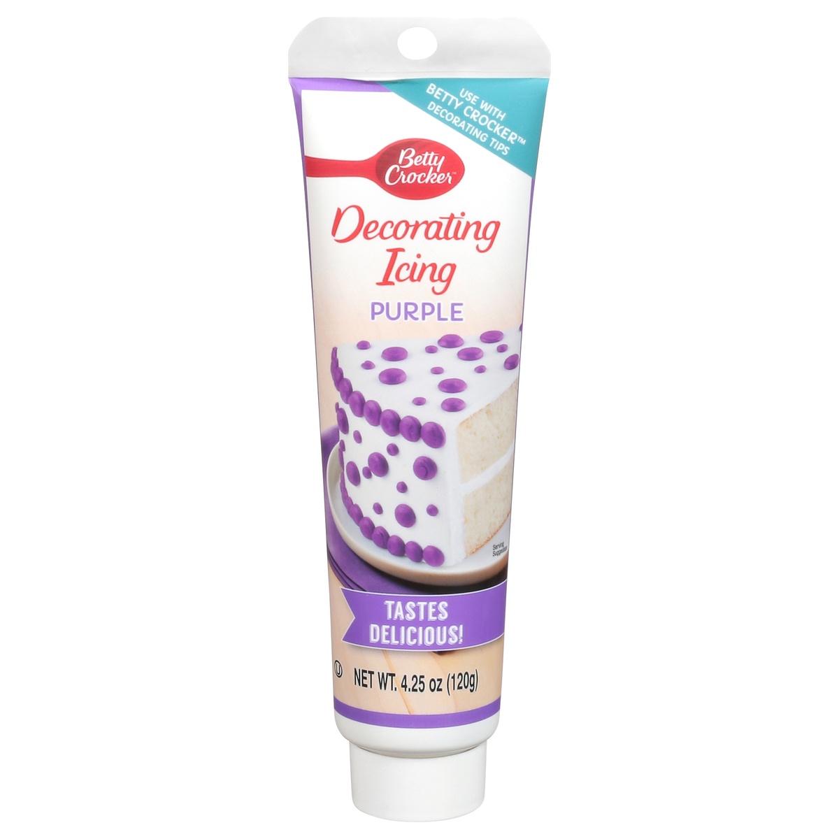 slide 1 of 1, Betty Crocker Purple Decorating Icing 4.25 oz, 4.25 oz