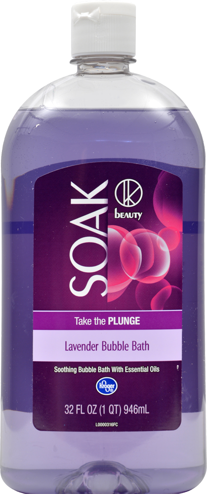 slide 3 of 3, Kroger Soak Lavender Bubble Bath, 32 fl oz