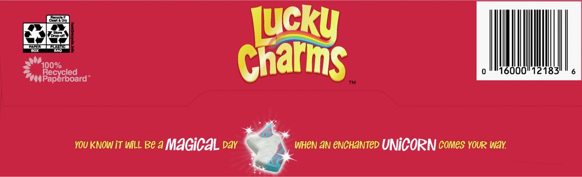 slide 7 of 8, Lucky Charms Gluten Free Cereal with Marshmallows, Kids Breakfast Cereal, Made with Whole Grain, Giant Size, 26.1 oz, 26.1 oz