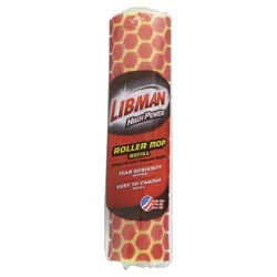 Libman High Power Roller Mop With Scrub Brush Replacement Sponge