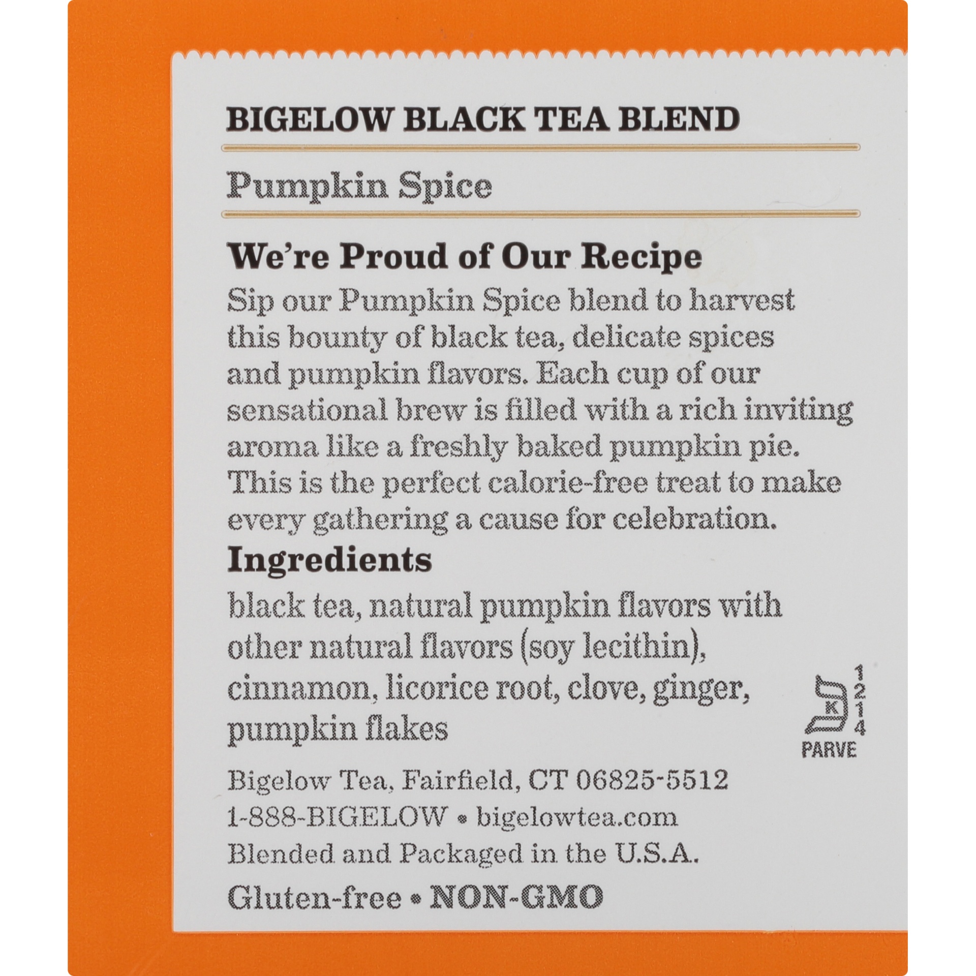 slide 5 of 7, Bigelow Pumpkin Spice Black Tea, 18 ct