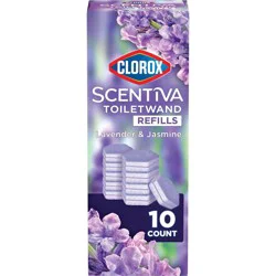 Scentiva Toiletwand Refills Lavender & Jasmine Disposable Pads 10 Each