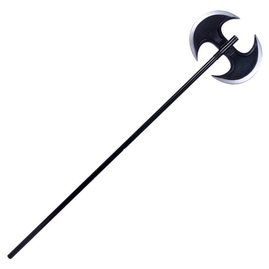 slide 1 of 1, Party City Black Double Bladed Axe, 1 ct