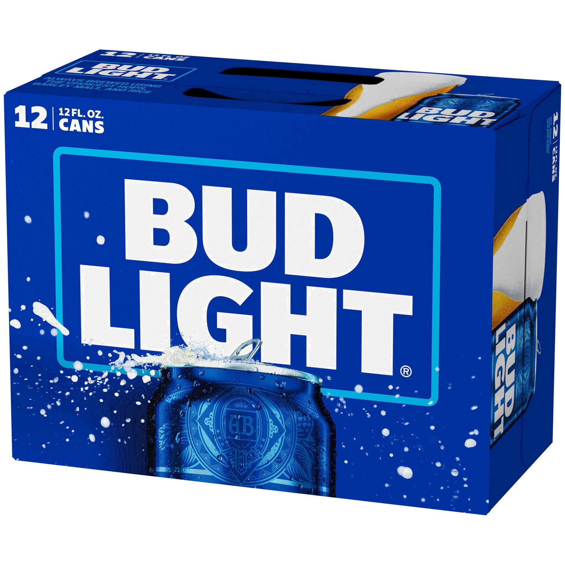 slide 5 of 129, Bud Light Beer, 12 Pack Beer, 12 FL OZ Cans, 4.2% ABV, 12 fl oz