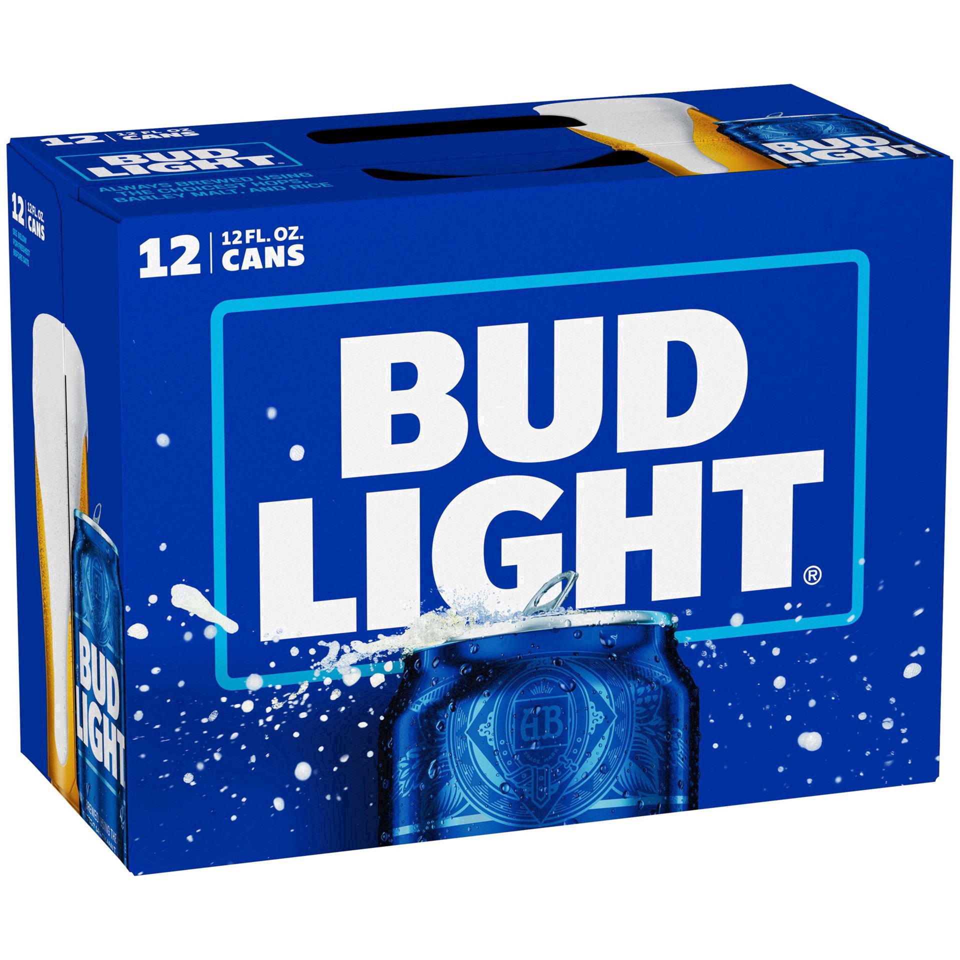 slide 9 of 129, Bud Light Beer, 12 Pack Beer, 12 FL OZ Cans, 4.2% ABV, 12 fl oz
