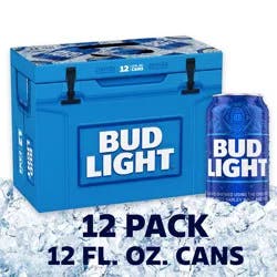 Bud Light Beer, 12 Pack Beer, 12 FL OZ Cans, 4.2% ABV