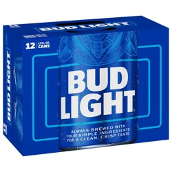 Bud Light Beer, 12 Pack Beer, 12 FL OZ Cans, 4.2% ABV