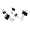 slide 2 of 5, U Brands Binder Clips, Assorted Sizes, Black and Silver Stell, 80 ct