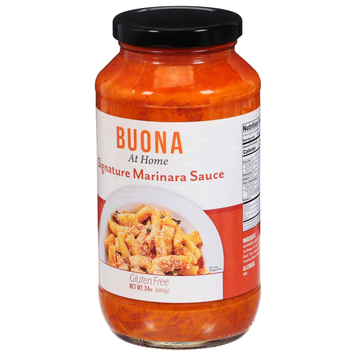 slide 5 of 14, Buona At Home Signature Marinara Sauce 24 oz, 24 oz