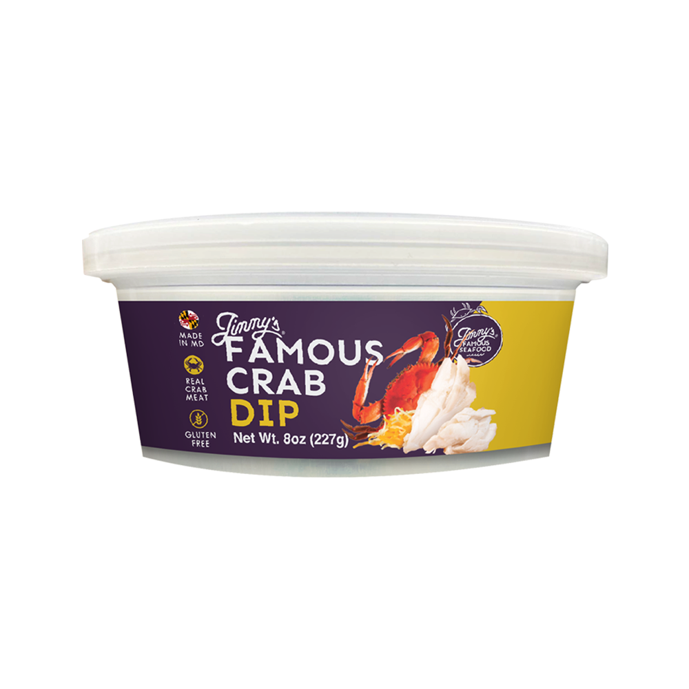 slide 1 of 1, Jimmy's Famous Seafood Crab Dip, 8.9 oz