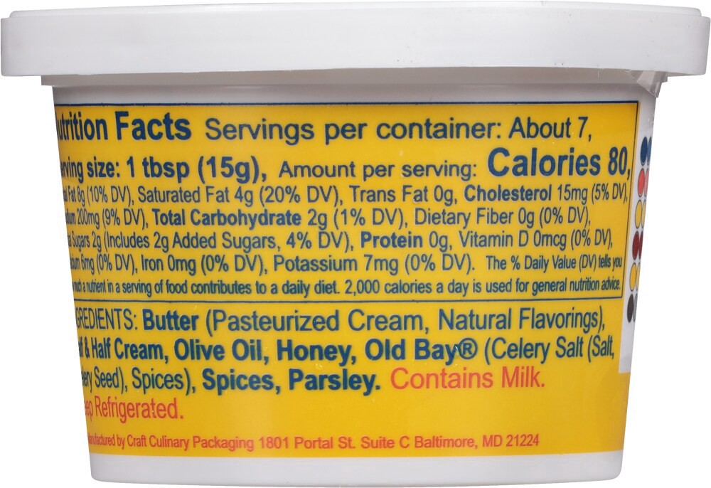 slide 4 of 5, Old Bay® Honey Butter, 3.5 oz