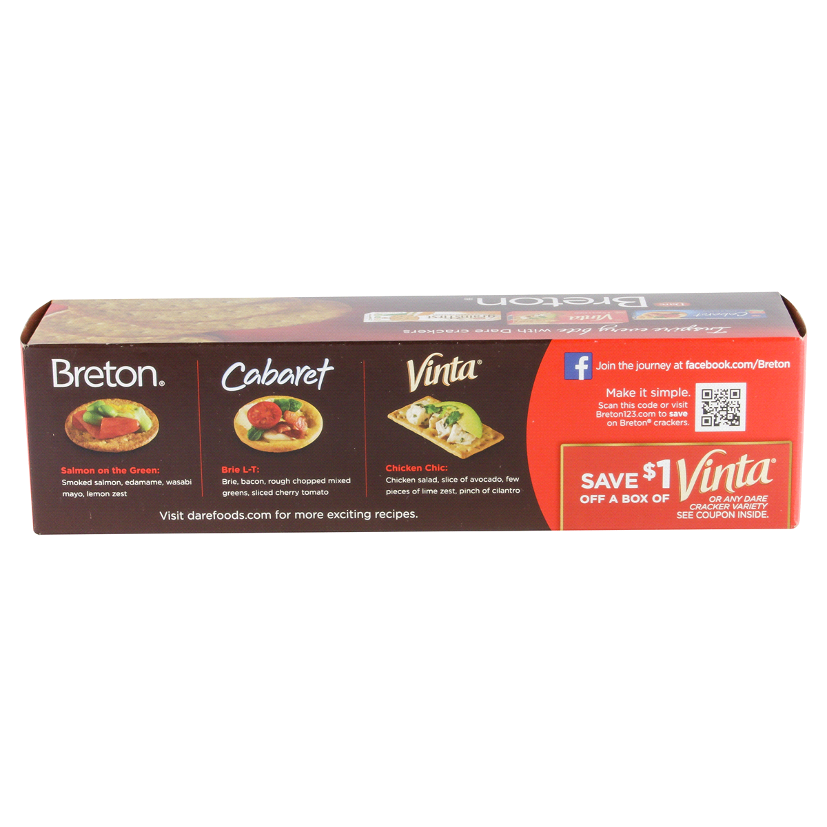 slide 5 of 6, Breton Thin Crackers - Original Flavor, 8 oz