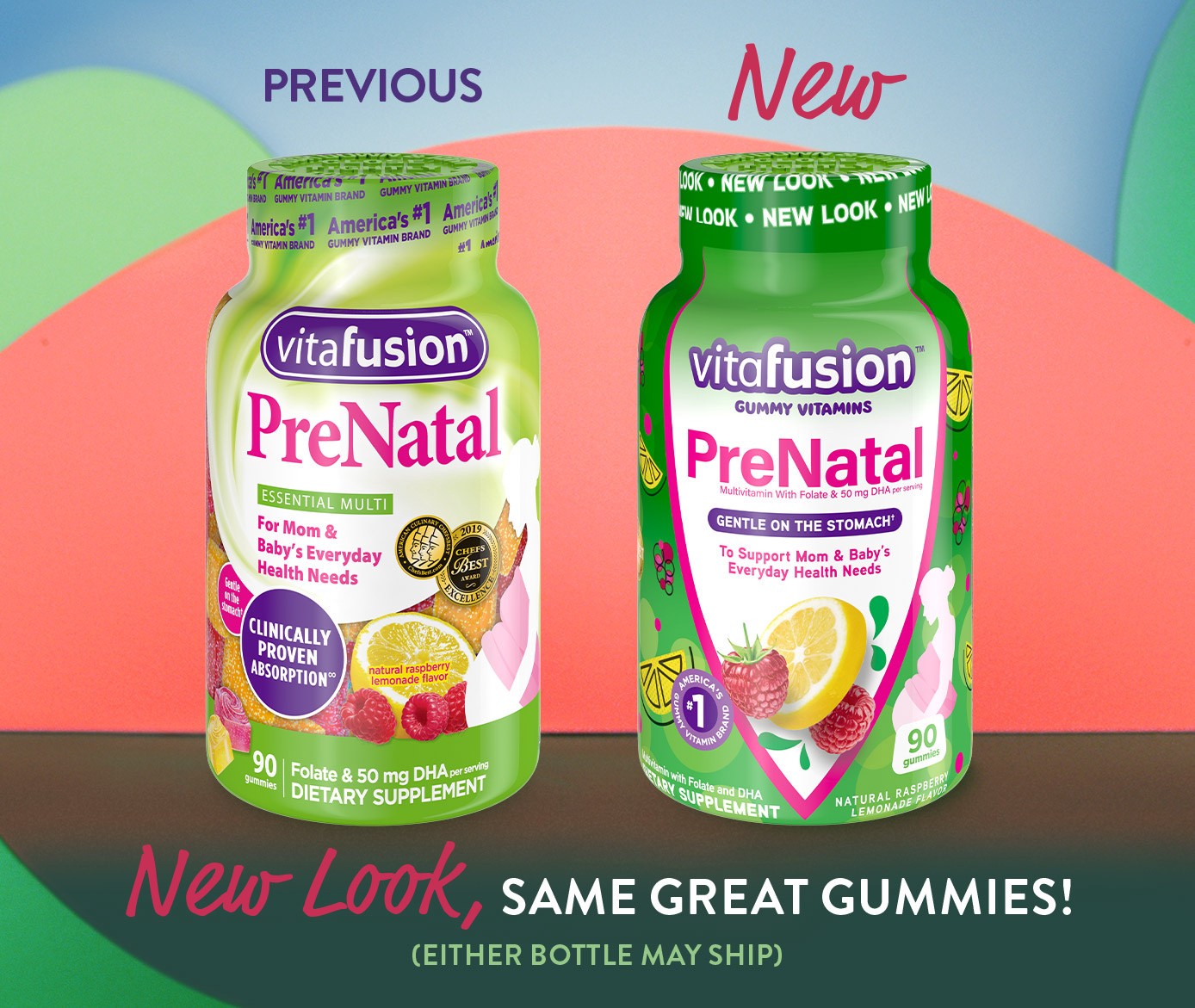 slide 2 of 5, vitafusion Prenatal Gummy Vitamins, 90 Count (Packaging May Vary), 
