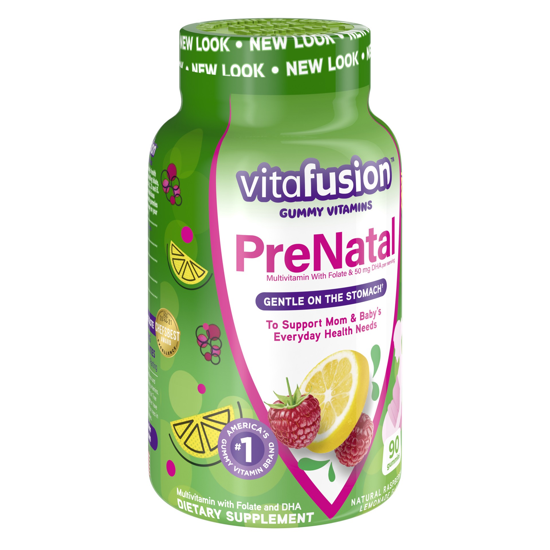 slide 4 of 5, vitafusion Prenatal Gummy Vitamins, 90 Count (Packaging May Vary), 
