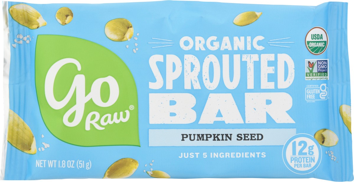 slide 12 of 12, Go Raw Organic Live Pumpkin Bars, 1.8 oz