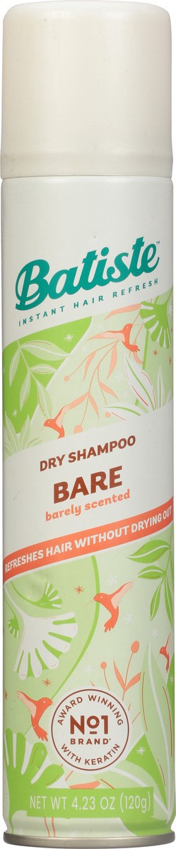 slide 3 of 9, Batiste Dry Shampoo, Bare Fragrance, 4.23 oz, 6.73 fl oz