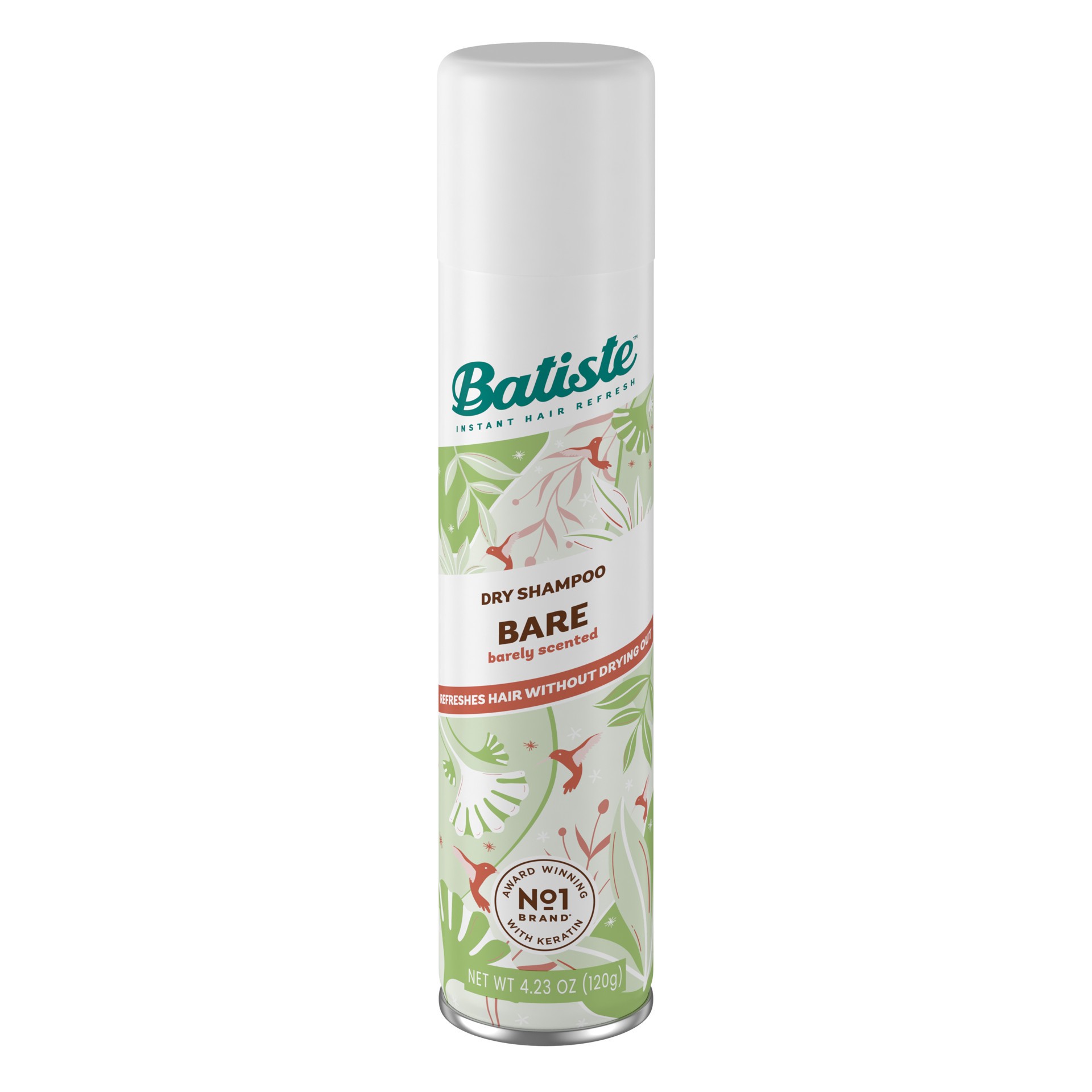 slide 1 of 9, Batiste Dry Shampoo, Bare Fragrance, 4.23 oz, 6.73 fl oz
