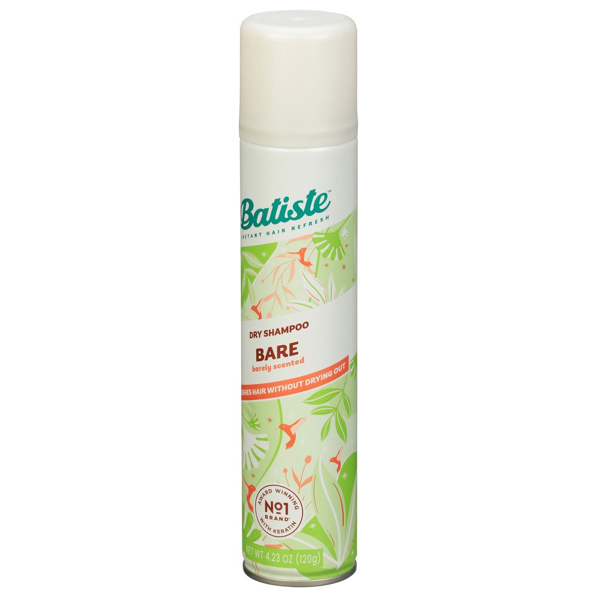 slide 4 of 9, Batiste Dry Shampoo, Bare Fragrance, 4.23 oz, 6.73 fl oz