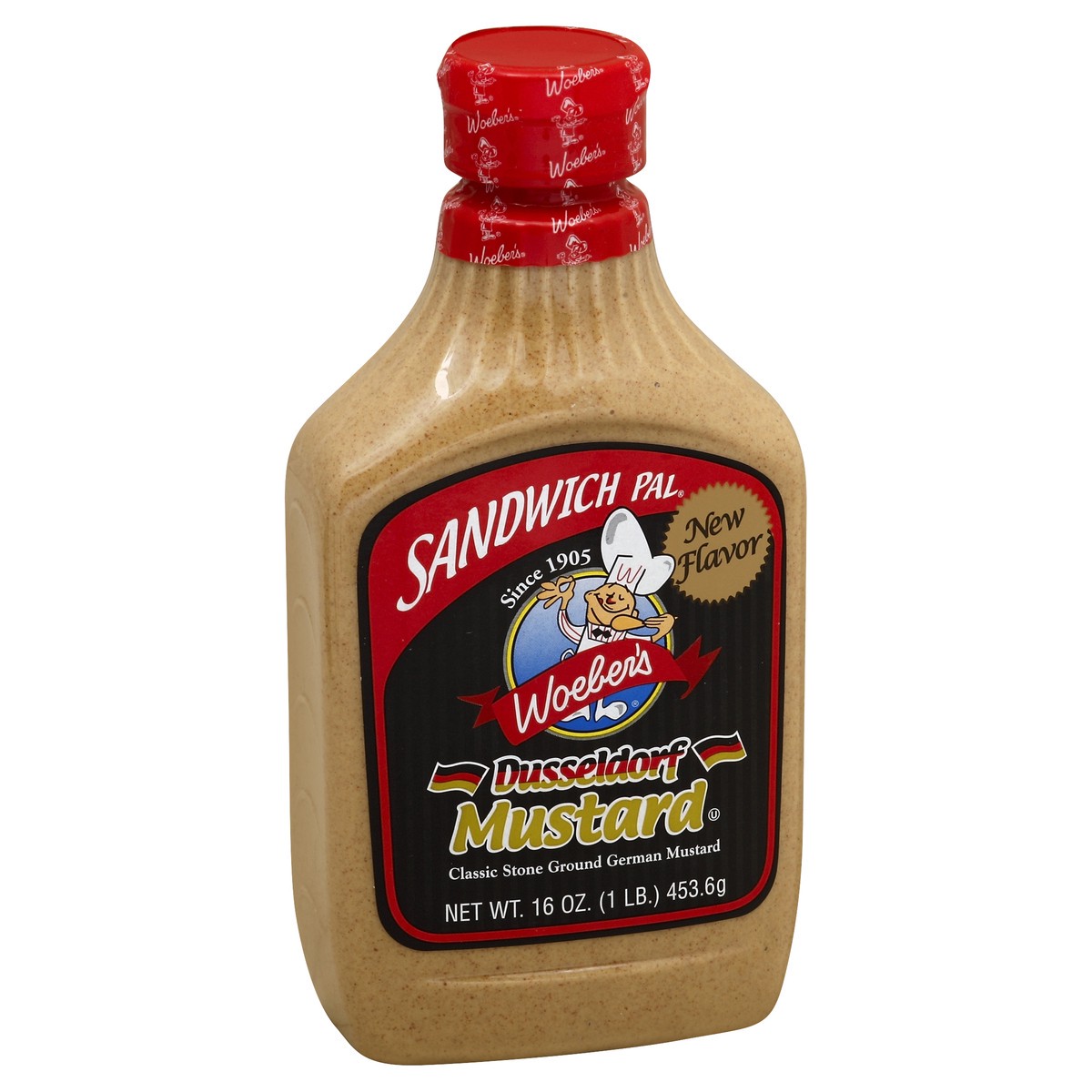 slide 2 of 3, Woeber's Mustard 16 oz, 16 oz