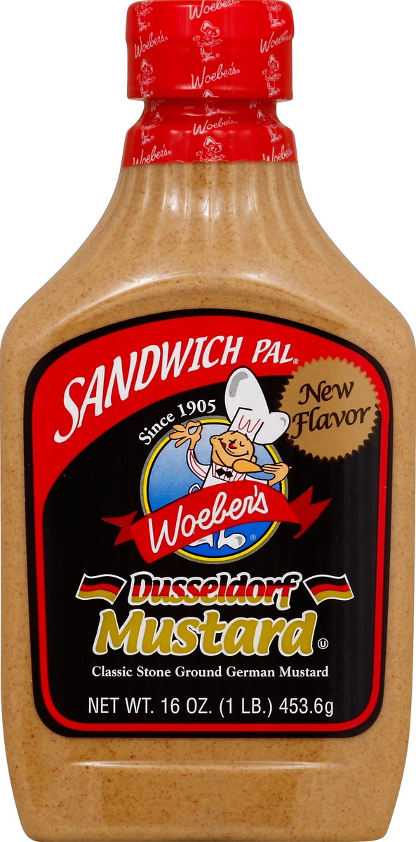 slide 1 of 3, Woeber's Mustard 16 oz, 16 oz