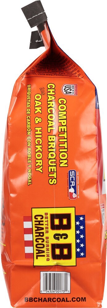 slide 2 of 5, B&B Charcoal Oak & Hickory Charcoal Briquets, 8.8 lb