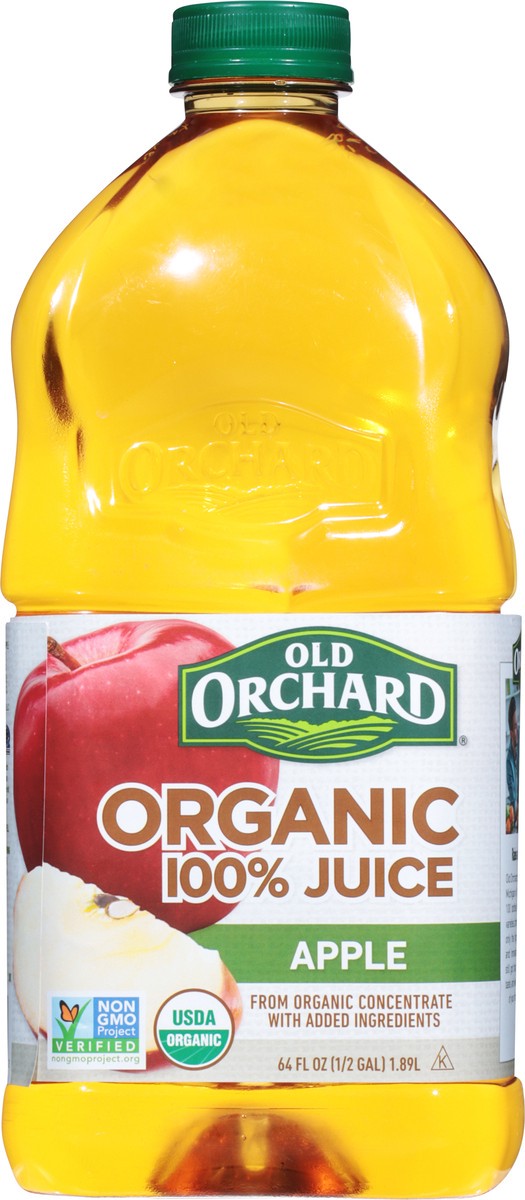 slide 7 of 13, Old Orchard Organic 100% Apple Juice - 64 fl oz, 64 fl oz