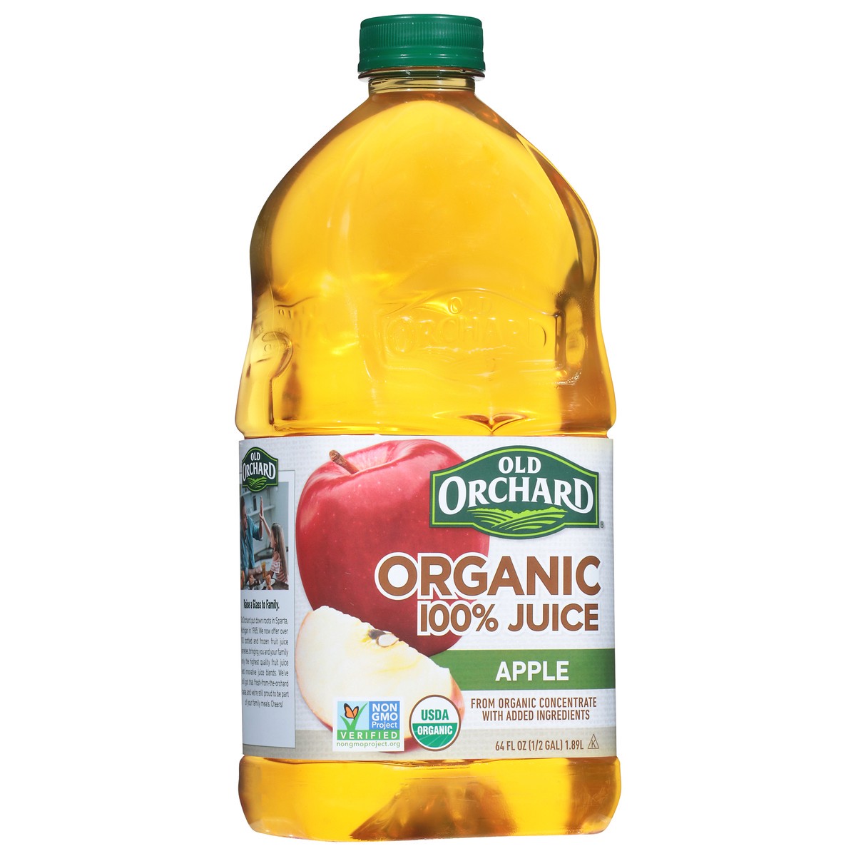 slide 4 of 13, Old Orchard Organic 100% Apple Juice - 64 fl oz, 64 fl oz