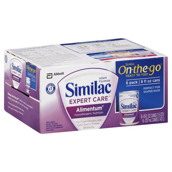 Similac Alimentum Ready to Drink Infant Formula Bottle - 8 fl oz Each ...