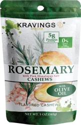Kravings Snacks Rosemary Cashews 5 oz