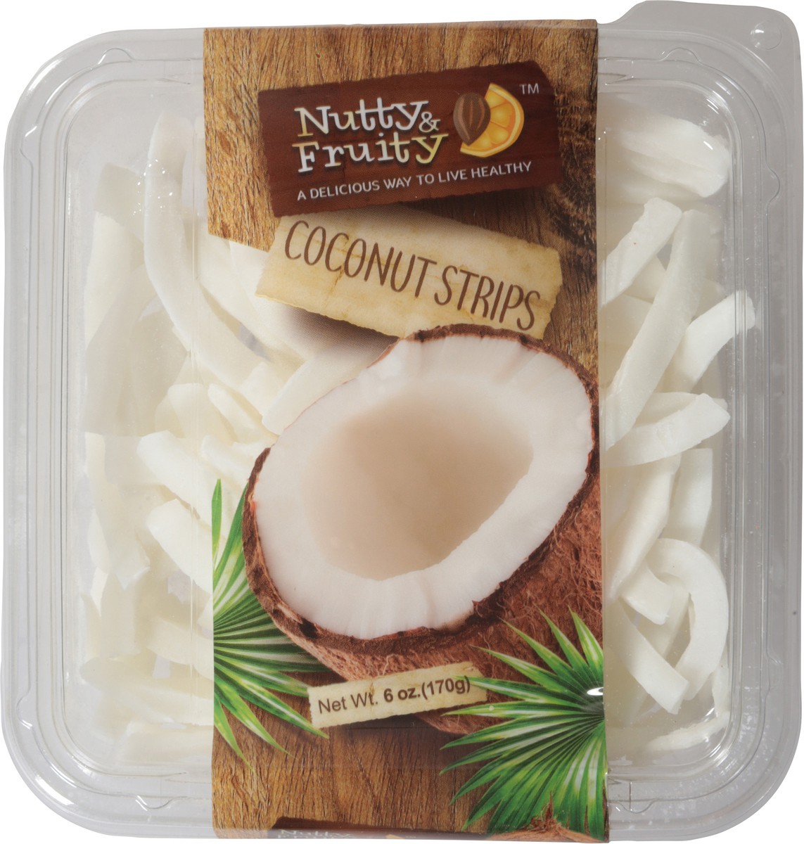 slide 3 of 13, Nutty & Fruity Coconut Strips - 6 oz, 6 oz