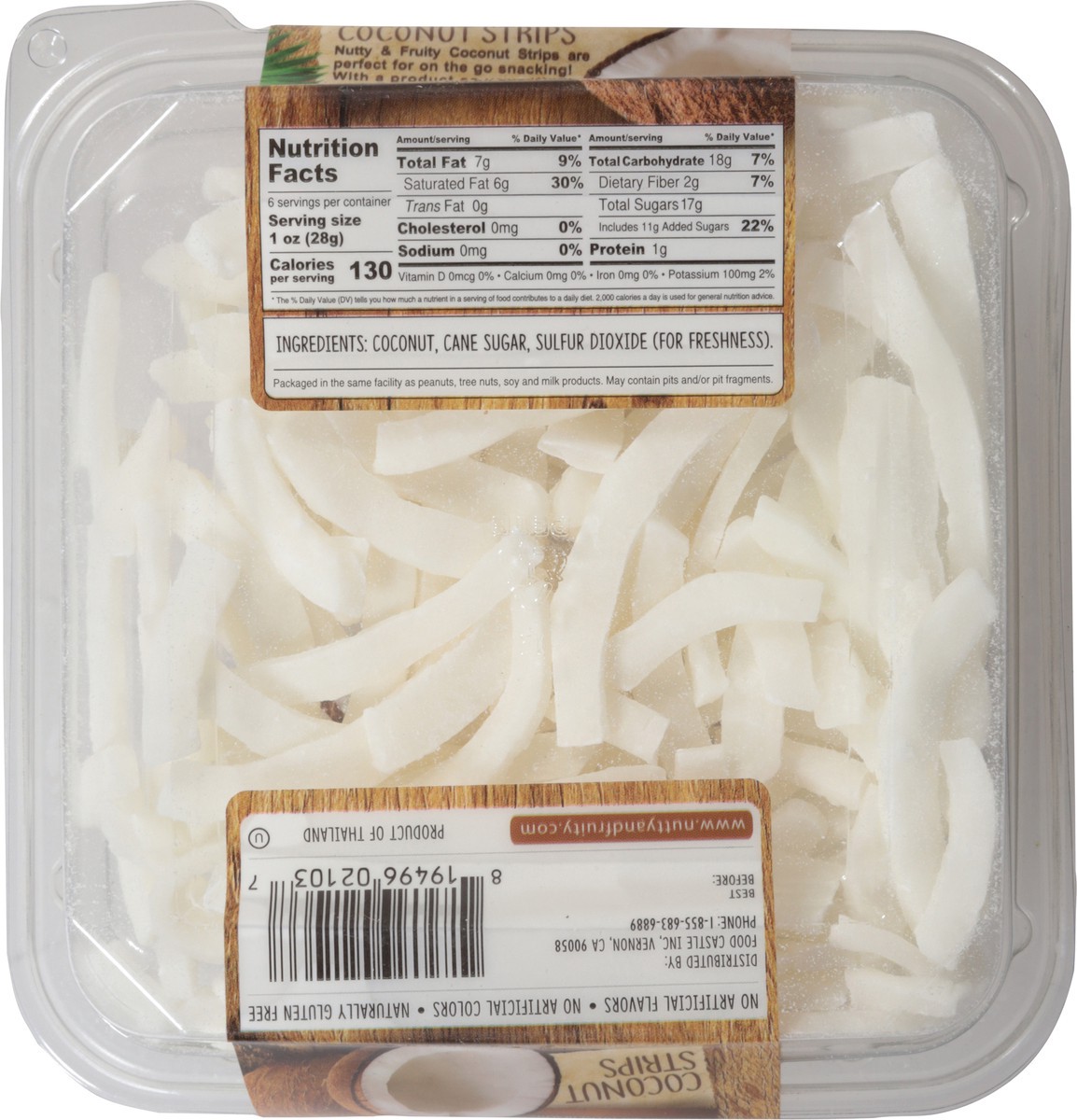 slide 13 of 13, Nutty & Fruity Coconut Strips - 6 oz, 6 oz