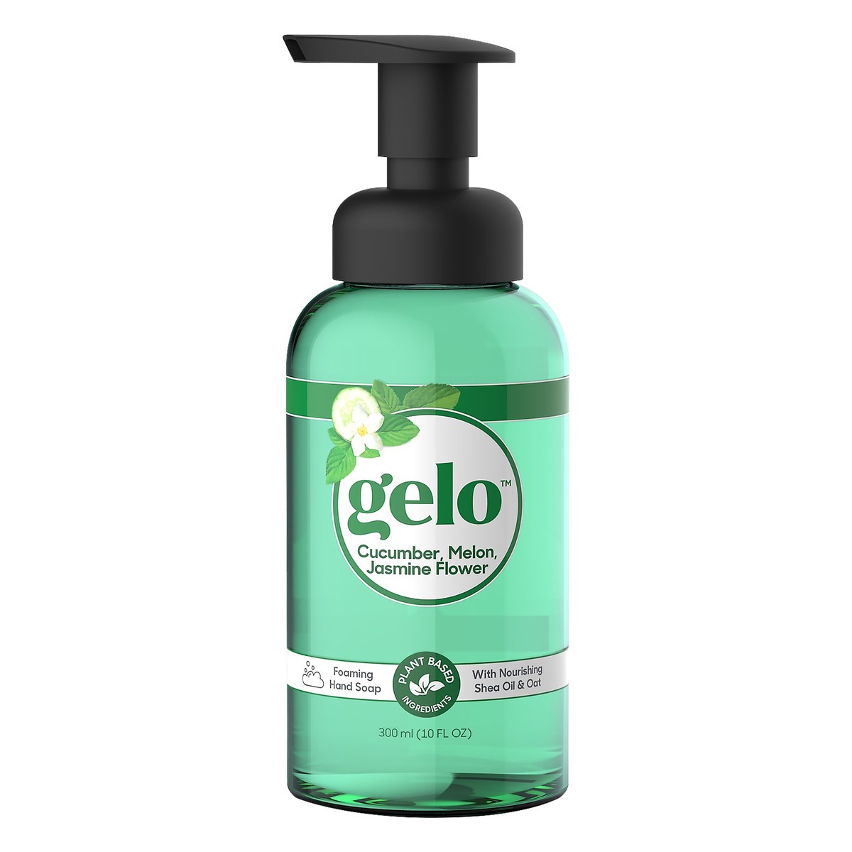 slide 1 of 5, Gelo Foaming Hand Soap, Cucumber, Melon, Jasmine – – Gelo, 10 fl oz