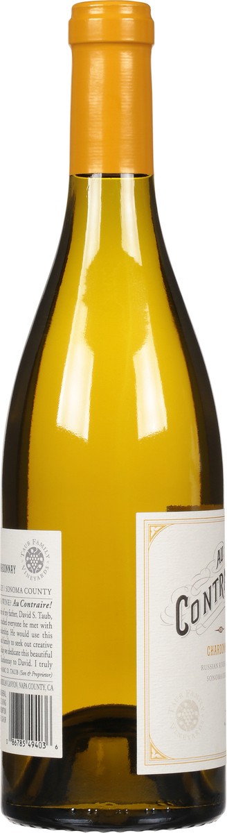 slide 3 of 7, Au Contraire Chardonnay - Russian River Valley, 750ml, 750 ml