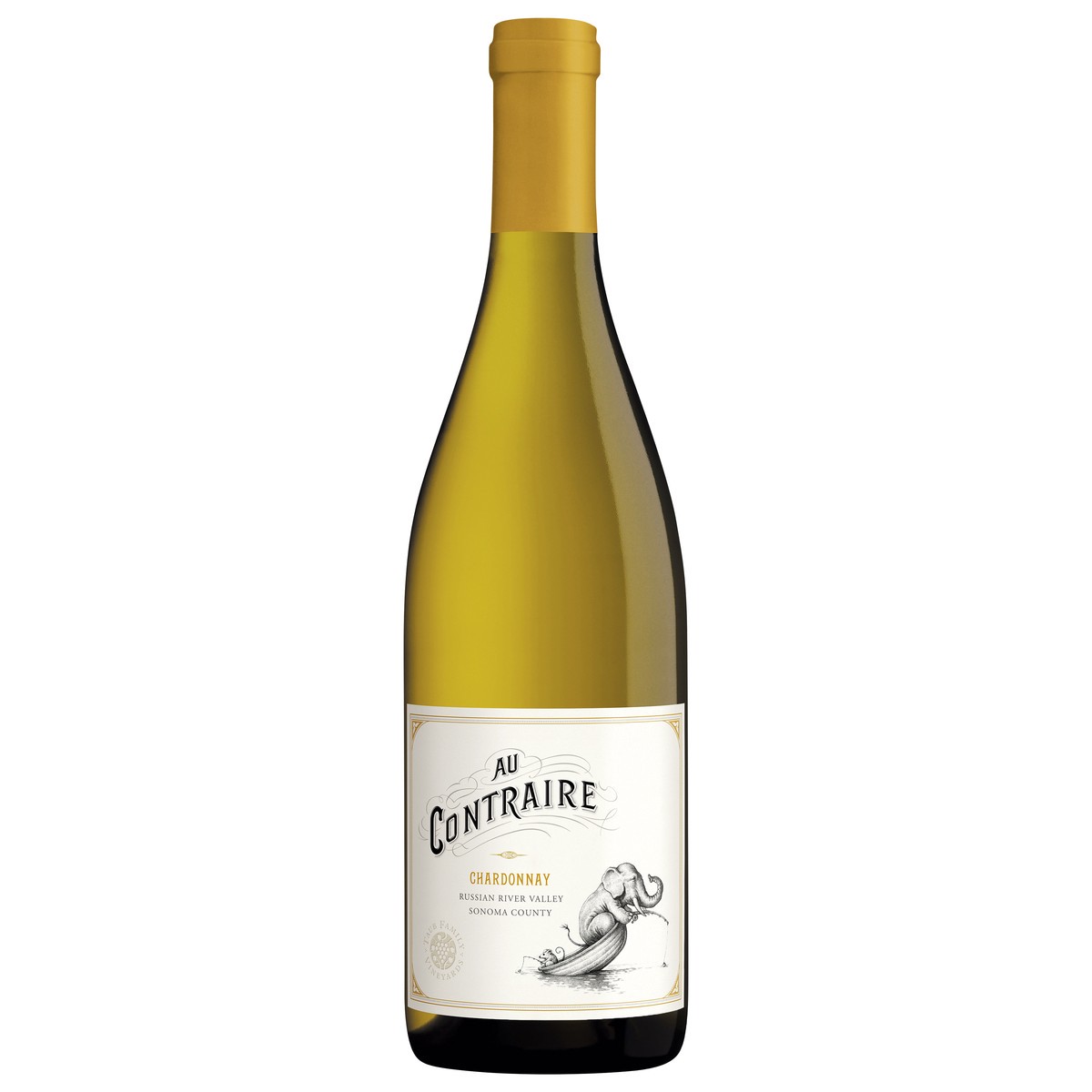 slide 1 of 7, Au Contraire Chardonnay - Russian River Valley, 750ml, 750 ml