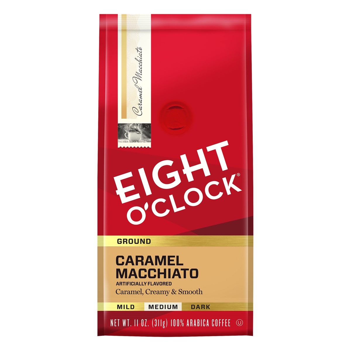 slide 2 of 8, Eight O'Clock Coffee Caramel Macchiato Medium Roast Ground Coffee - 11 oz, 11 oz